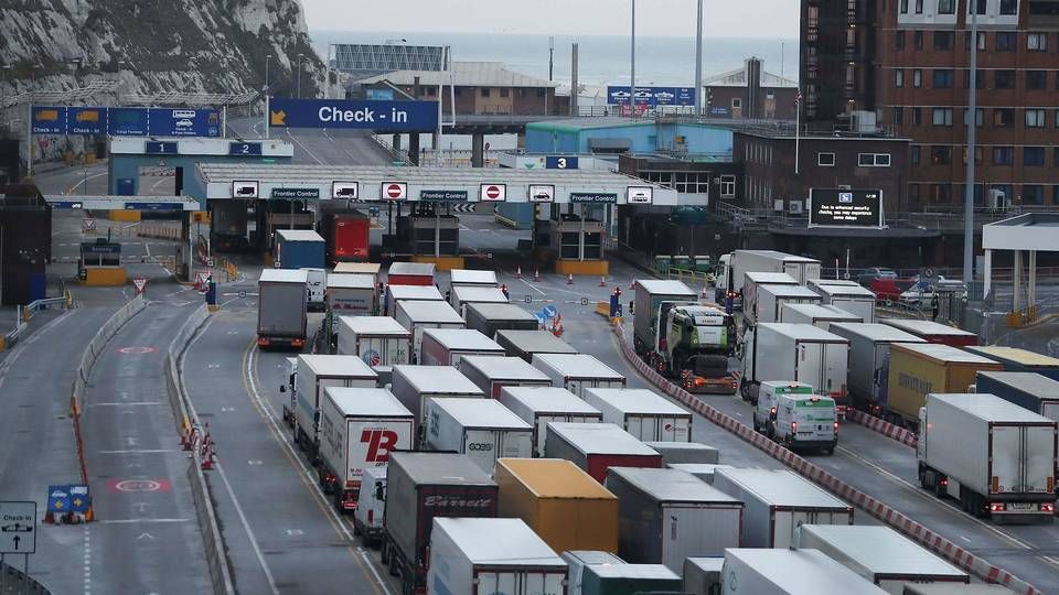 Høje toldmure kan blive konsekvensen af et brexit uden aftale, hvilket vanskeliggør især handel med fødevarer til Storbritannien. | Foto: Daniel Leal-Olivas/AFP/Ritzau Scanpix
