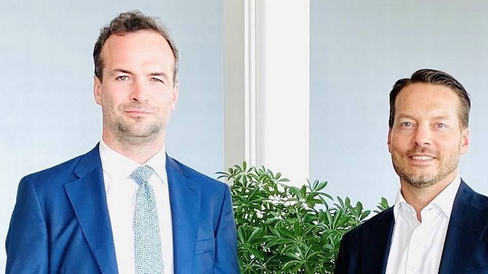 Bankanalytiker i Pareto Securities, Vegard Toverud (til venstre). Her sammen med partner i selskapet, Karl Oscar Strøm. | Foto: Pareto Securities