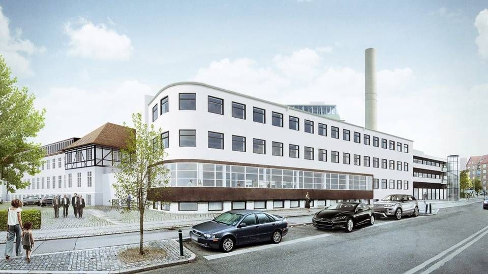 Visualisering af den ombyggede tidligere tNovo-fabrik. | Foto: PR-visualisering