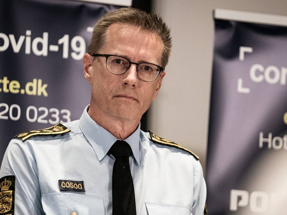 Rigspolitichef Thorkild Fogde afviser pure at have brudt loven med åbne øjne. | Foto: Emil Helms/Ritzau Scanpix