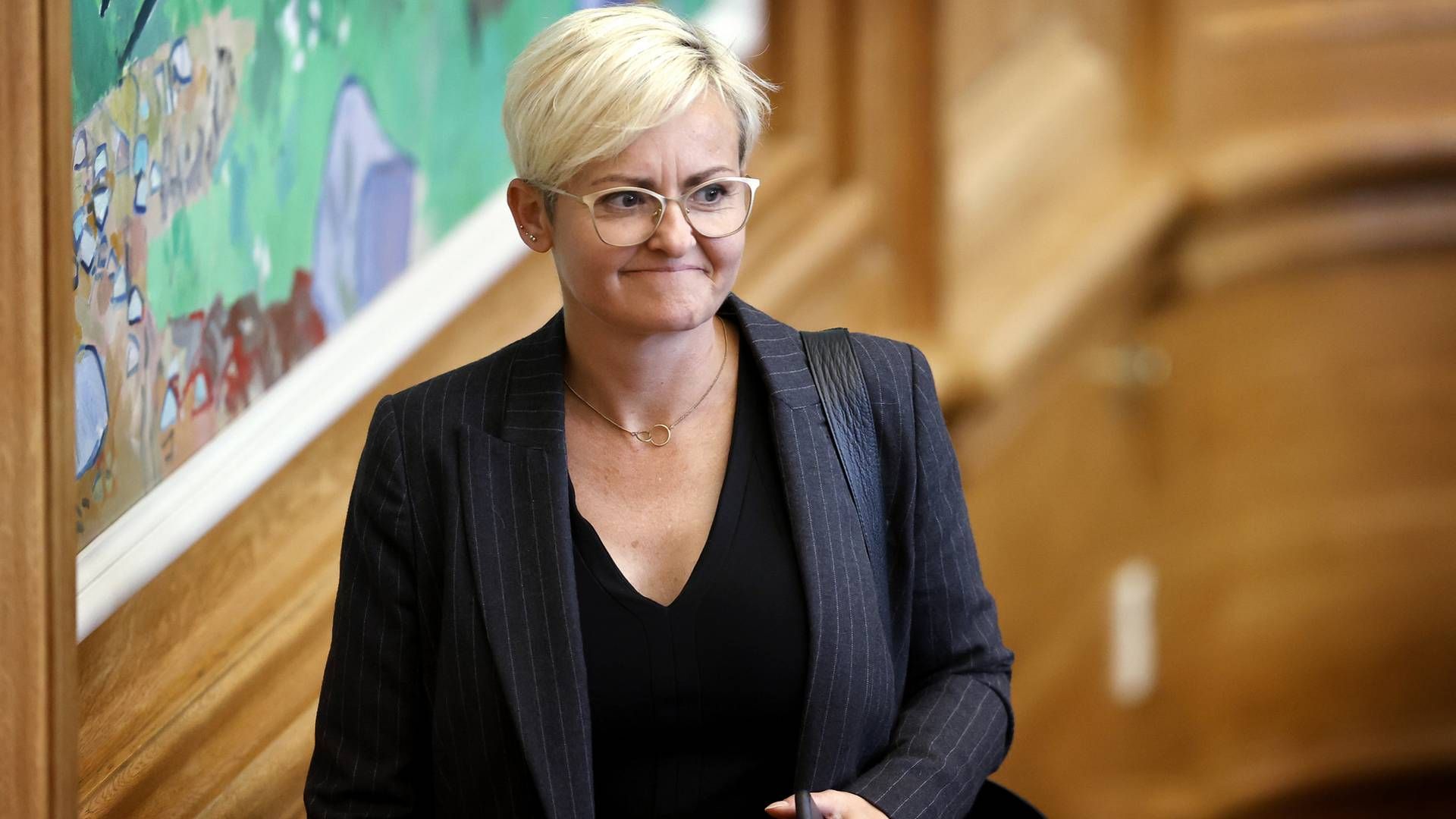 Dagens aftale er vigtig for at sikre, at unge gennemfører sin uddannelse, siger børne- og undervisningsminister Pernille Rosenkrantz-Theil (S). | Foto: Jens Dresling