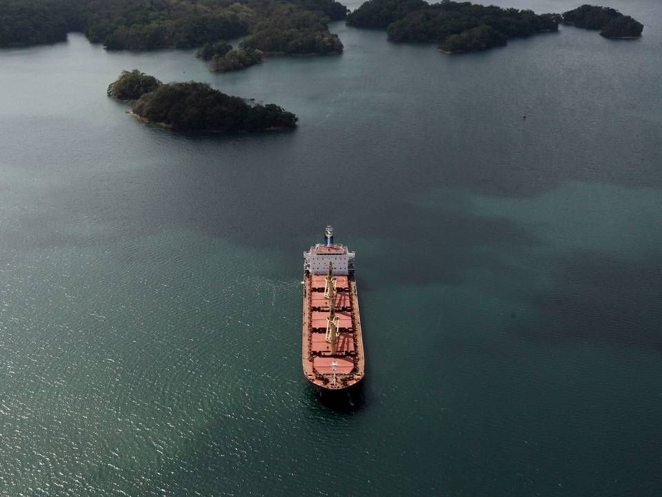 Ifølge Bloomberg har mere end 50 tørlastskibe været strandet ud for Kina i mindst en måned. Billedet er ikke direkte relateret til de omtalte skibe. | Foto: Arnulfo Franco/AP/Ritzau Scanpix