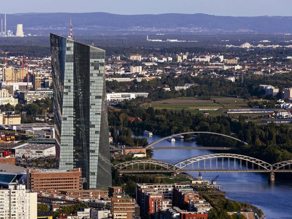Die Europäische Zentralbank in Frankfurt. | Foto: picture alliance / Geisler-Fotopress
