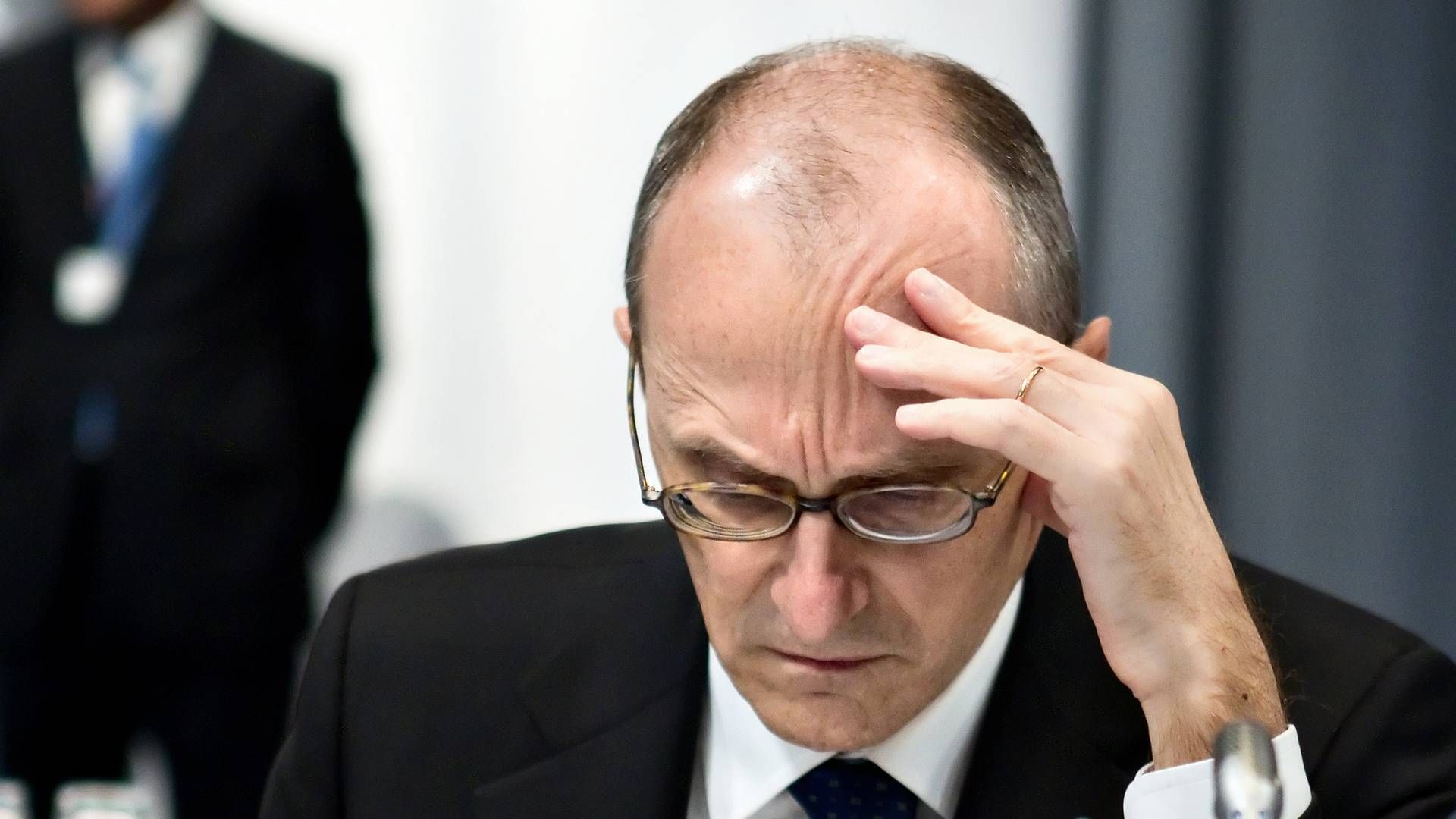 Andrea Enria, der er formand for ECB's bestyrelse, frygter dårlige lån på et højere niveau end under finanskrisen. | Foto: Lars Krabbe/UDL