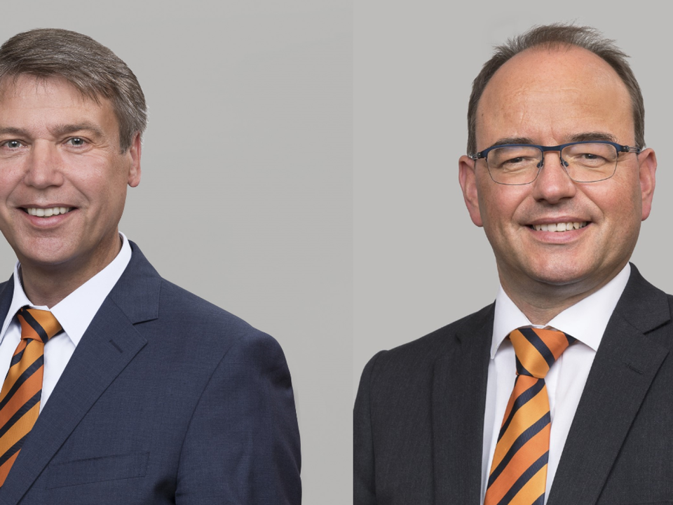 (v.l.) Vorstandsvorsitzender Frank Bonin und Patrick Lieb, künftig nur noch zu zweit im Vorstand der Volksbank | Foto: Volksbank Südheide - Isenhagener Land - Altmark