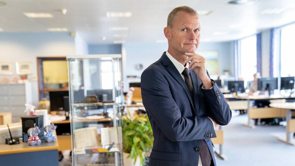 Claus Sejling, adm. direktør i Dragsholm Sparekasse | Foto: Stine Bidstrup/ERH
