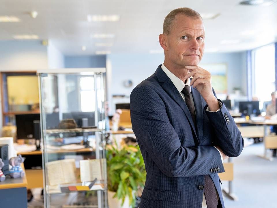 Claus Sejling, adm. direktør i Dragsholm Sparekasse | Foto: Stine Bidstrup/ERH