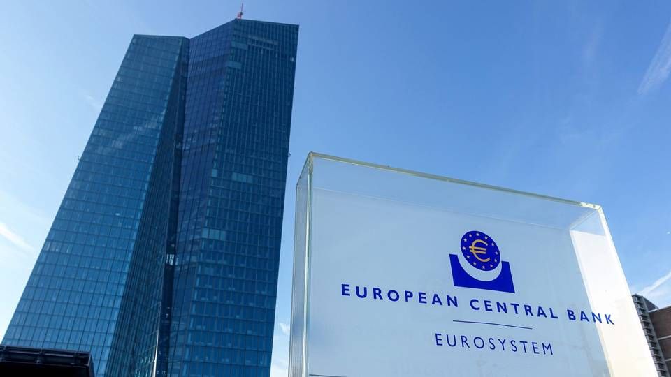 Haupteingang der Europäischen Zentralbank in Frankfurt. | Foto: picture alliance / Daniel Kalke