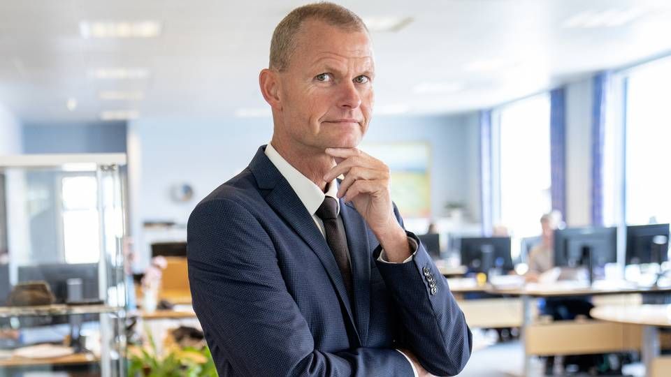 Claus Sejling, adm. direktør i Dragsholm Sparekasse. | Foto: Stine Bidstrup/ERH