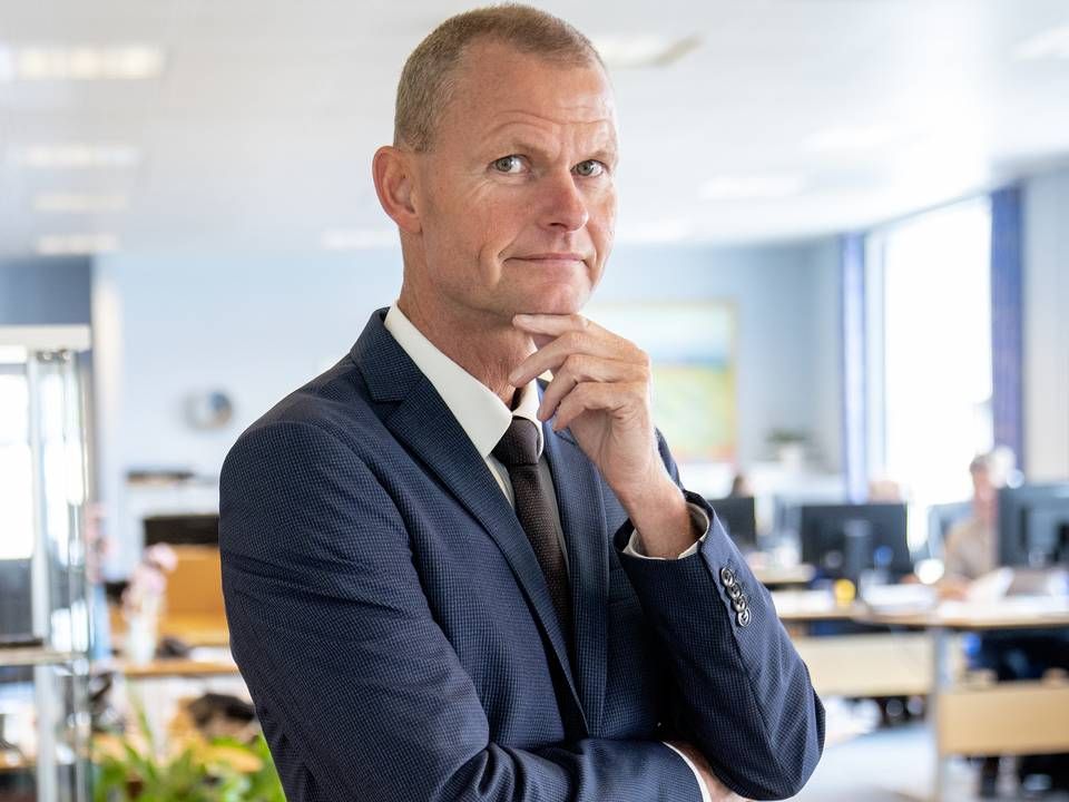 Claus Sejling, adm. direktør i Dragsholm Sparekasse. | Foto: Stine Bidstrup/ERH