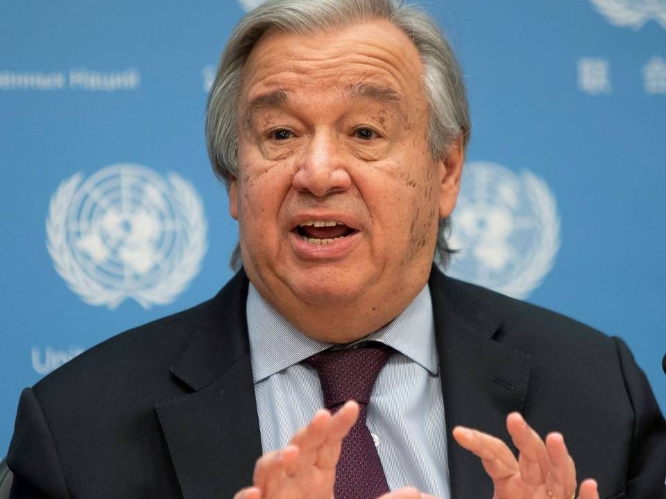 Generalsekretær i FN Antonio Guterres. | Foto: Eduardo Munoz/REUTERS / X01440