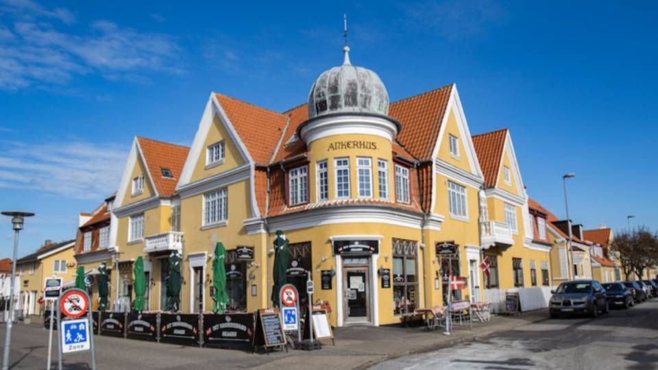 Ankershus blev opført i 1927 som købsmandsbutik. Nu skifter ejendommen hænder. | Foto: EDC Erhverv Poul Erik Bech