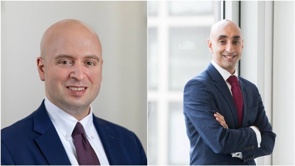 (left-right) Wisdomtree Head of Research Europe Christopher Gannatti and Head of UK and Nordic Sales Ravi Azad. | Photo: PR / WisdomTree