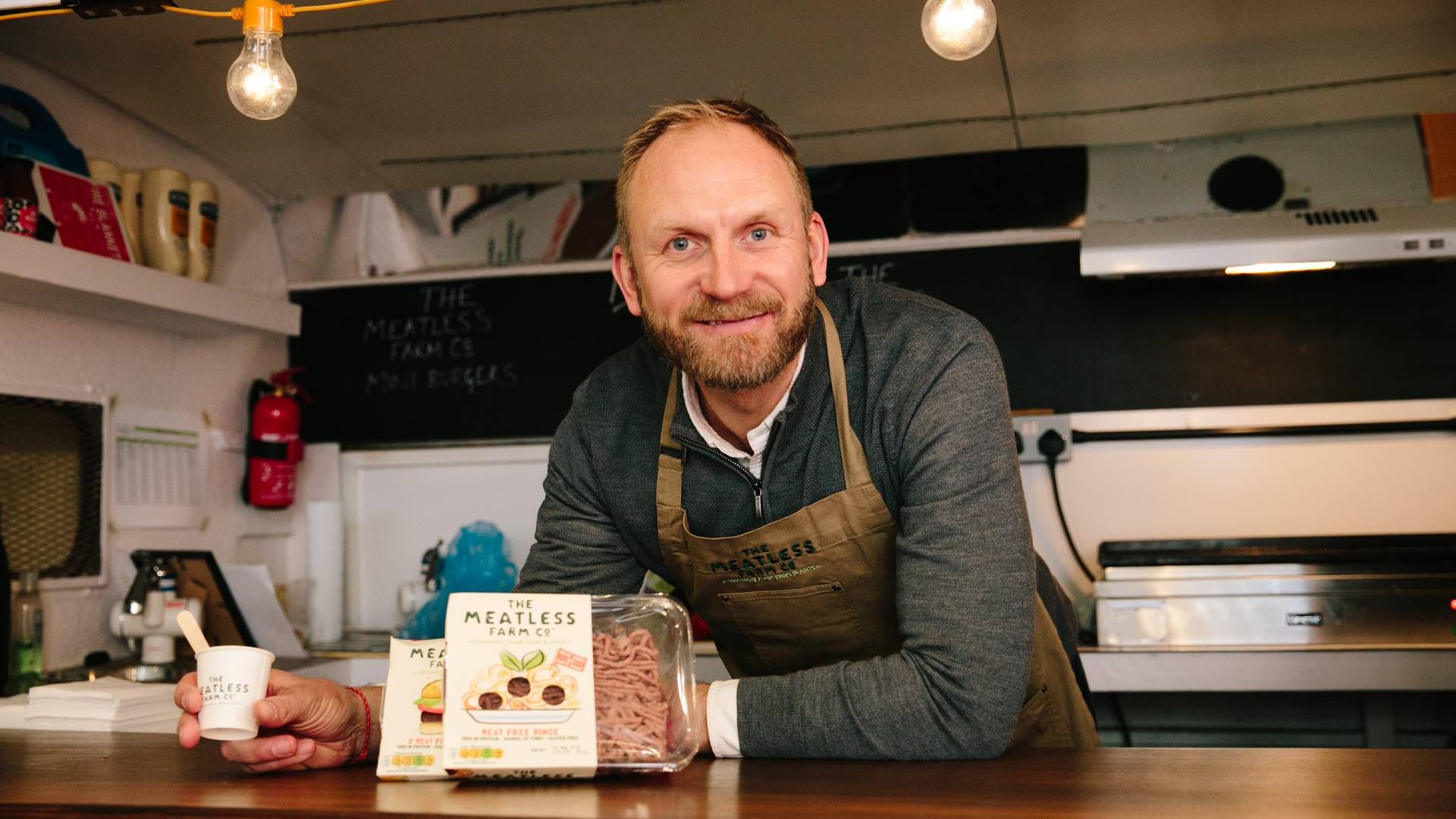 Morten Toft Bech er stifter og direktør i Meatless Farm, der nu vil skrue endnu mere op for den plantebaserde satsning. | Foto: PR/The Meatless Farm