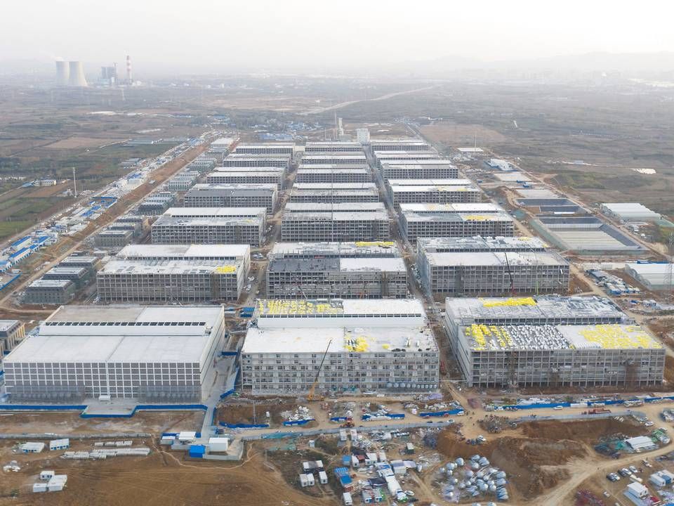 Muyuan Foodstuff er ved at bygge en af verdens største svineproduktioner. Produktion vil bestå af 21 bygninger i Henan-provinsen og vil ende med at huse 84.000 søer. | Foto: Muyuan Foods/Reuters/Ritzau Scanpix