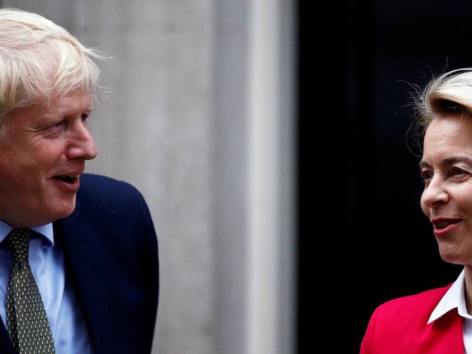 Britiske Boris Johnson og EU's kommissionsformand Ursula von der Leyen. (Arkivfoto) | Foto: Henry Nicholls/REUTERS / X06612