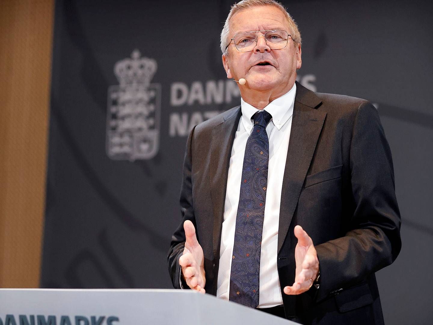 Nationalbankens direktør Lars Rohde opfordrer bankernes bestyrelse til endnu at holde igen med at udbetale udbytter. Udløb af hjælpepakker kan føre til væsentlige kredittab. | Foto: Jens Dresling/Ritzau Scanpix