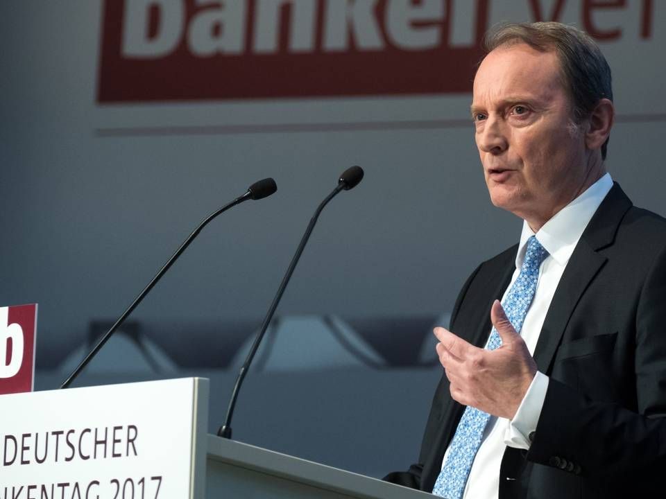 Hans-Walter Peters, Präsident des Bundesverbands deutscher Banken (BdB) | Foto: picture alliance / Bernd von Jutrczenka/dpa | Bernd von Jutrczenka