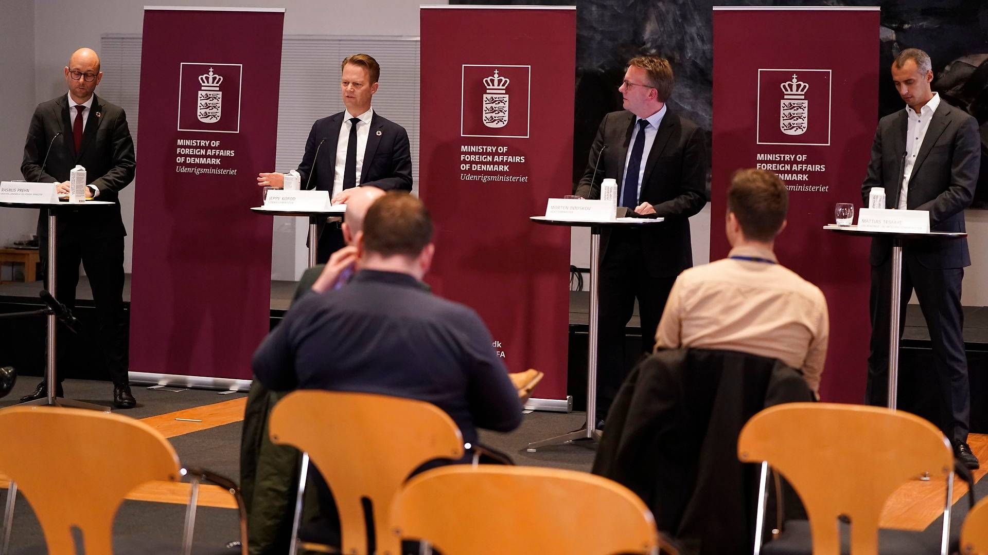 Udenrigsminister Jeppe Kofod (S) opfordrer danske eksportvirksomheder til at forberede sig på brexit, der uanset udfaldet vil vanskeliggøre handlen med briterne. | Foto: Liselotte Sabroe/Ritzau Scanpix