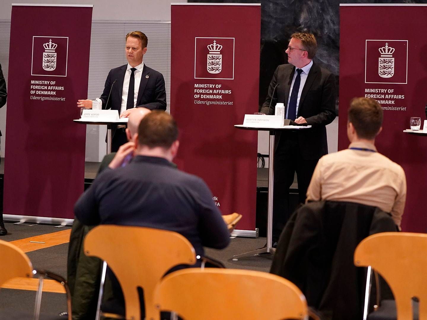 Udenrigsminister Jeppe Kofod (S) opfordrer danske eksportvirksomheder til at forberede sig på brexit, der uanset udfaldet vil vanskeliggøre handlen med briterne. | Foto: Liselotte Sabroe/Ritzau Scanpix