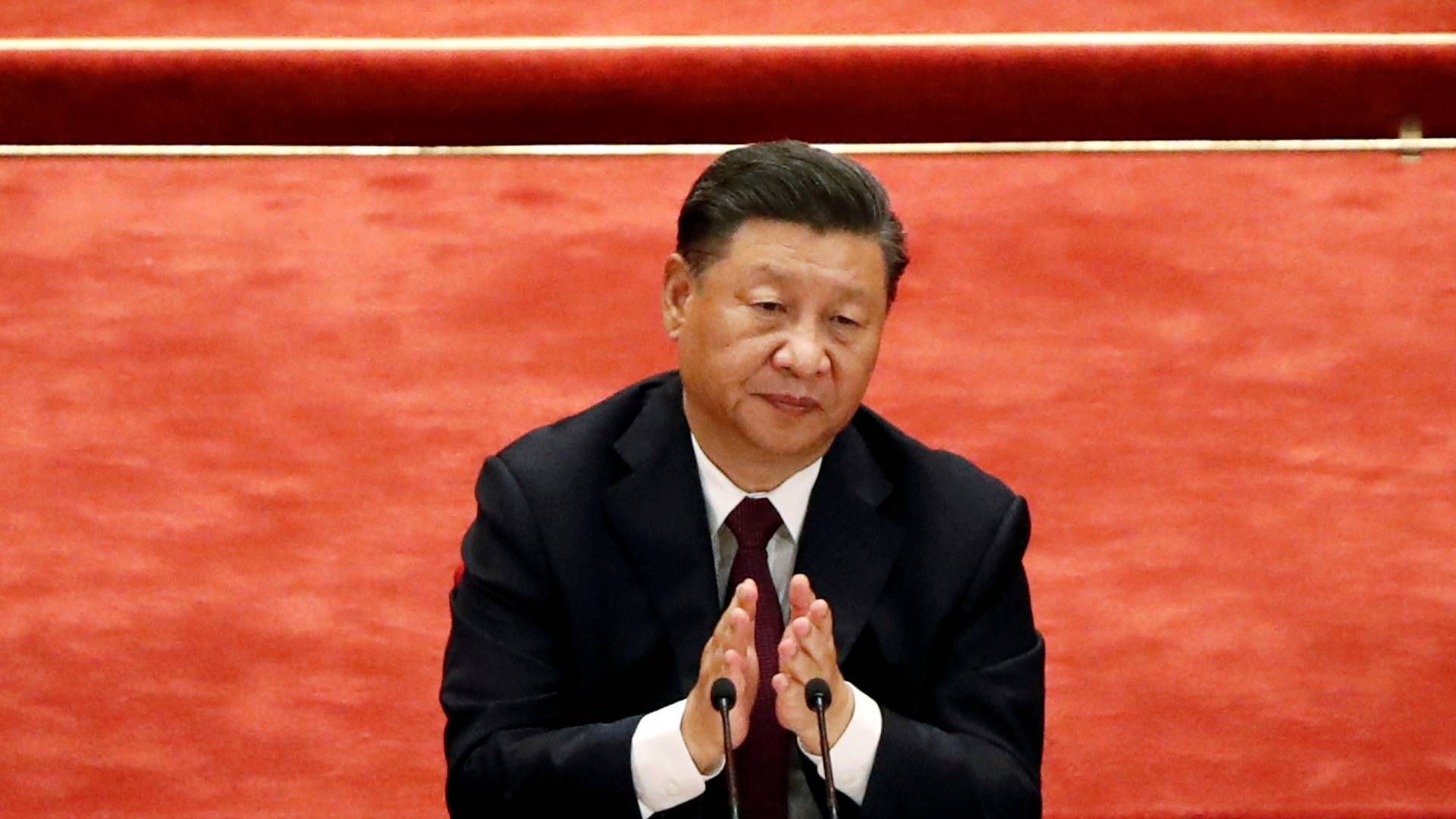 Xi Jinping har onsdag indledt et telefonmøde med EU-ledere om en længe ventet investeringsaftale, som skal åbne den kinesiske økonomi mere for europæiske virksomheder. | Foto: CARLOS GARCIA RAWLINS/REUTERS / X03739