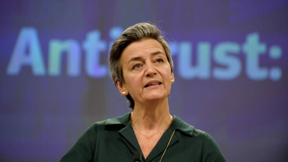 Margrethe Vestager, ledende næstformand i EU-Kommissionen, har tirsdag aften præsenteret et forslag til en omfattende reform af EU's regler for digitale tjenester. | Foto: JOHANNA GERON/REUTERS/Ritzau Scanpix