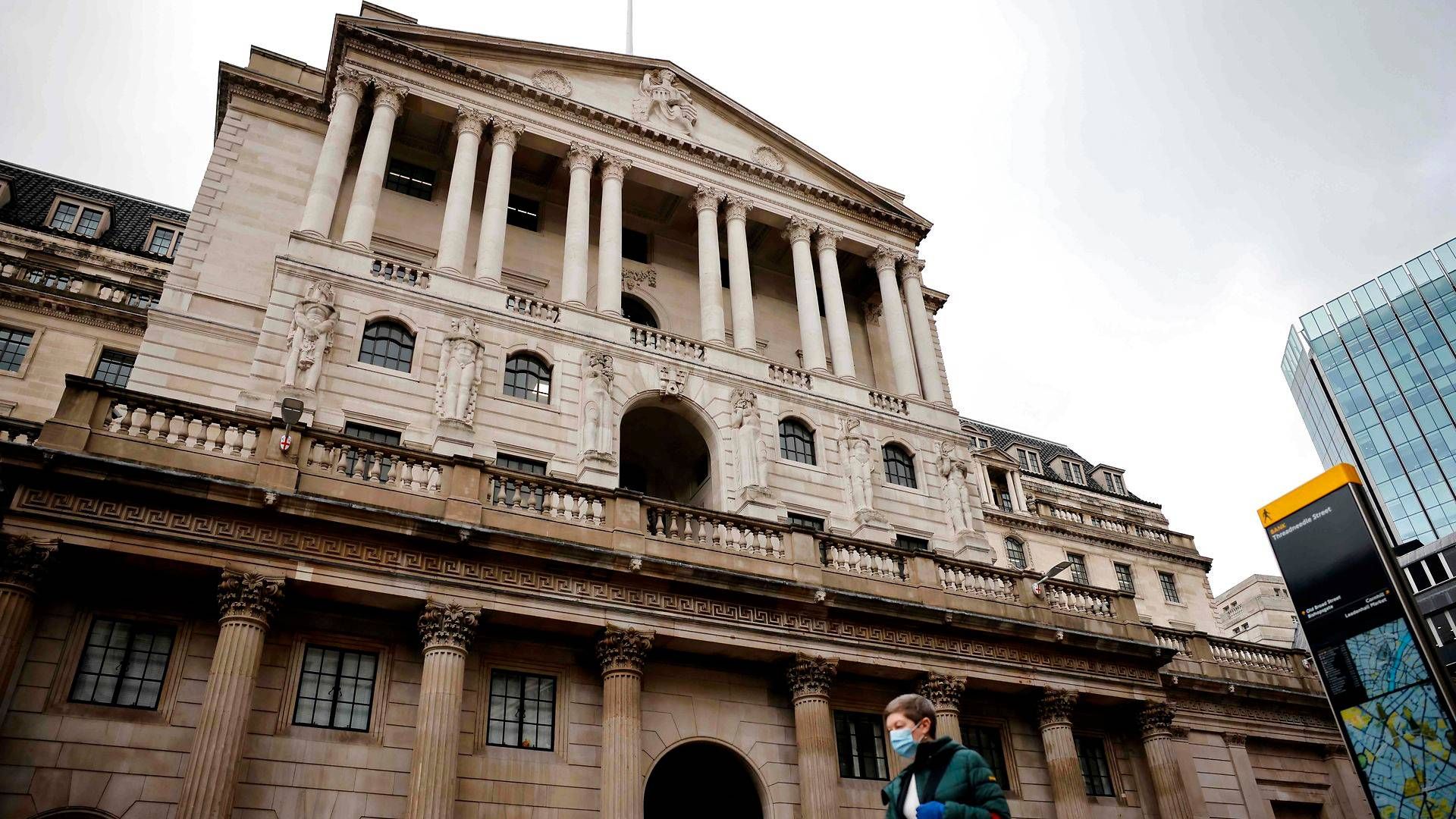 Bank of England har holdt rentemøde. | Foto: Tolga Akmen/AFP/Ritzau Scanpix