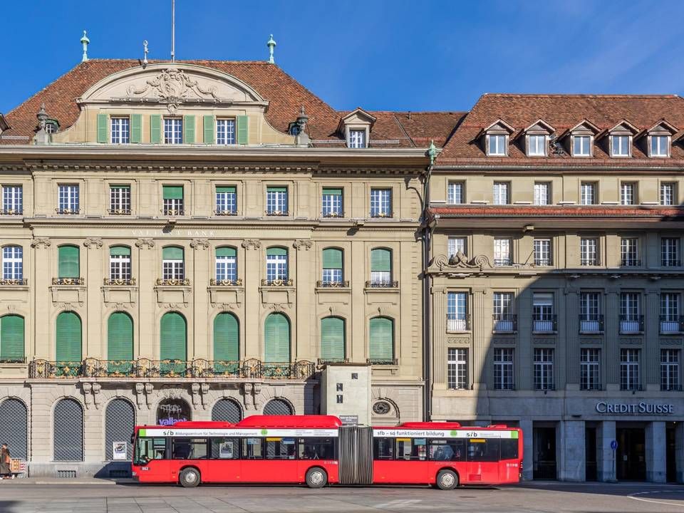 Eine Filiale der Credit Suisse in Bern. | Foto: picture alliance / imageBROKER | Kim Petersen