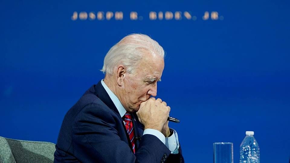 "Min administration vil gøre cybersikkerhed til en topprioritet på alle regeringsniveauer - og det vil have absolut øverste prioritet at håndtere dette brud på sikkerheden," siger Biden ifølge AFP efter nyheden om hackerangrebene. | Foto: Joshua Roberts/REUTERS / X01909