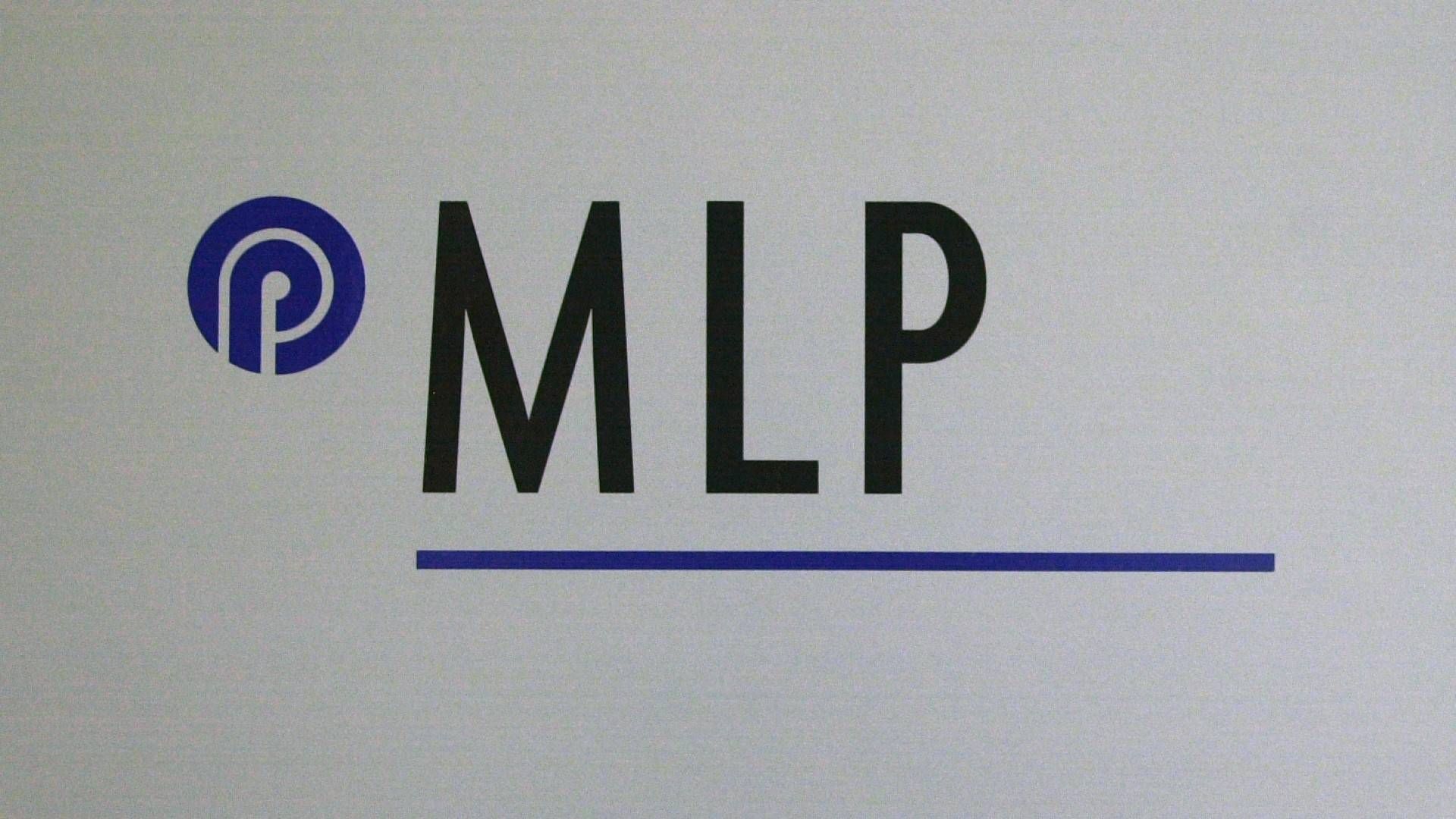 Das Logo des Finanzdienstleisters MLP. | Foto: picture-alliance / Sven Simon | SVEN SIMON