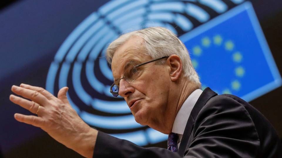 EU's chefforhandler Michel Barnier. | Foto: POOL/REUTERS / X80003