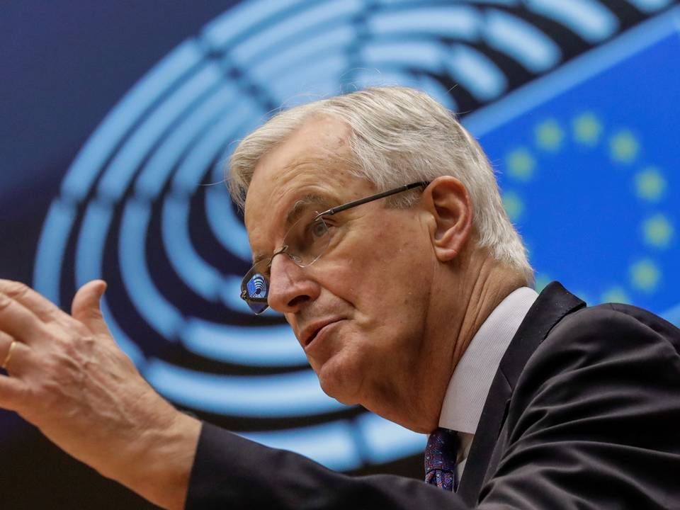 EU's chefforhandler Michel Barnier. | Foto: POOL/REUTERS / X80003