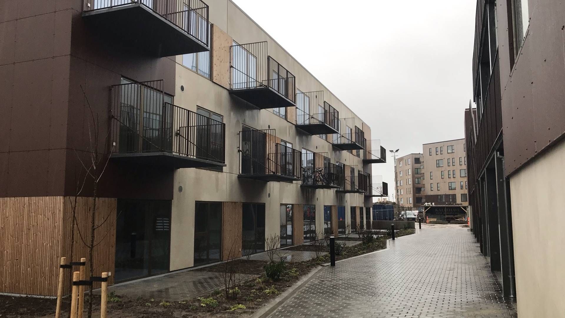 De første 15 boliger i Bådhusene er færdigbyggede, mens de resterende 57 boliger færdiggøres i etaper i det kommende år. | Foto: PR / A. Enggaard