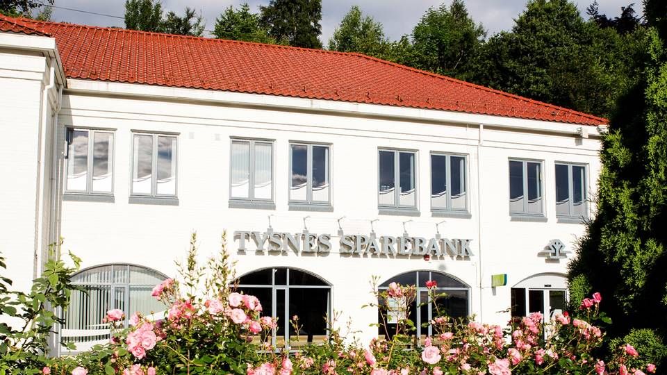 Kontoret til Tysnes Sparebank. | Foto: Tysnes sparebank