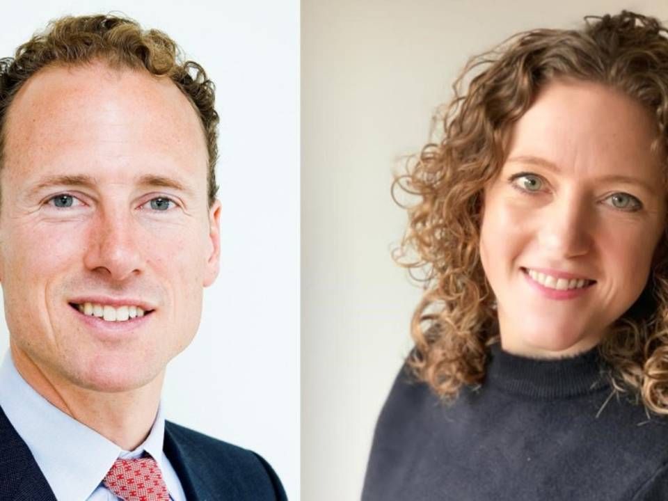 Tim Heffer, managing director of Skagen Funds, UK & Lauren Juliff, Head of UK institutional and climate specialist of Skagen Funds | Photo: PR / Storebrand