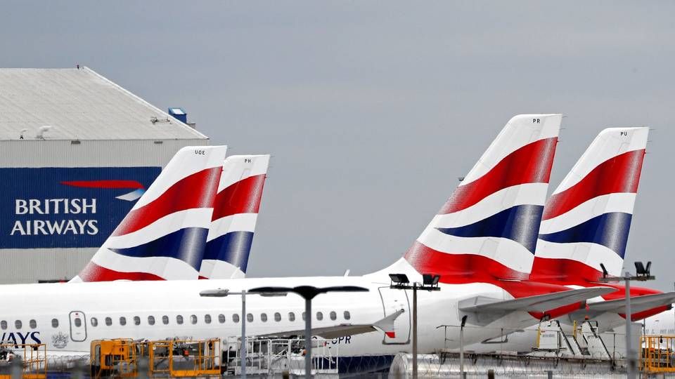 Danmark har mandag valgt at lukke det danske luftrum fra mandag klokken 10.00 og 48 timer frem for passagerfly fra Storbritannien som følge af en ny og meget smitsom variant af coronavirus. | Foto: Adrian Dennis/AFP/Ritzau Scanpix