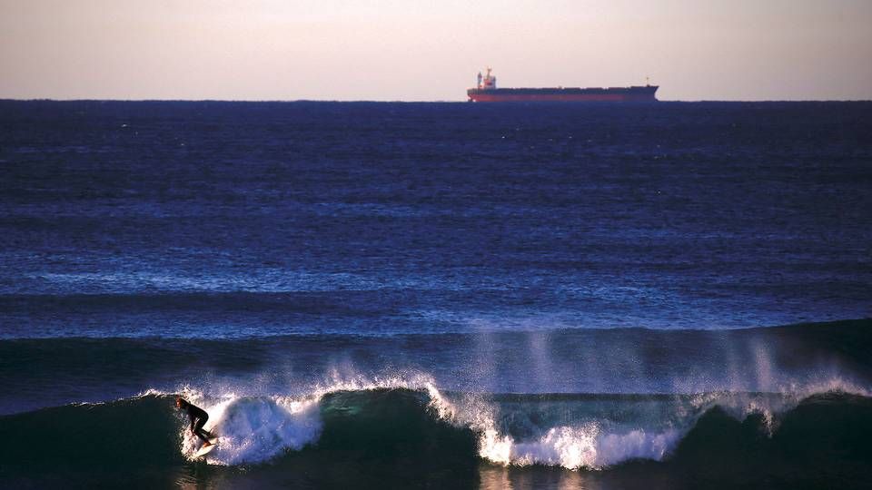 Coal carrier pictured off the coast of Newcastle, Australia. | Photo: David Gray/Reuters/Ritzau Scanpix