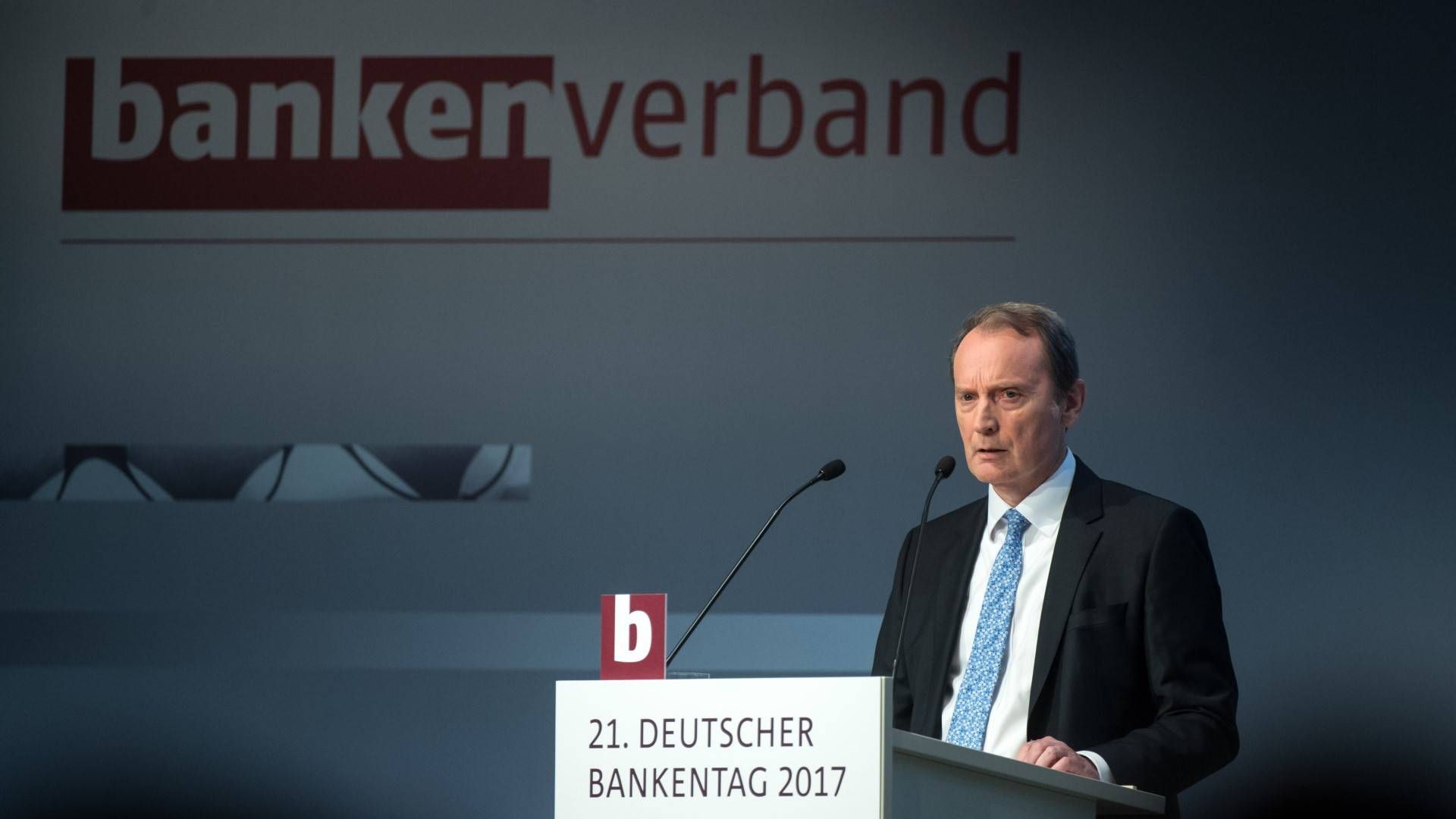 Hans-Walter Peters, Präsident des Bundesverbands deutscher Banken. | Foto: picture alliance / Bernd von Jutrczenka/dpa | Bernd von Jutrczenka
