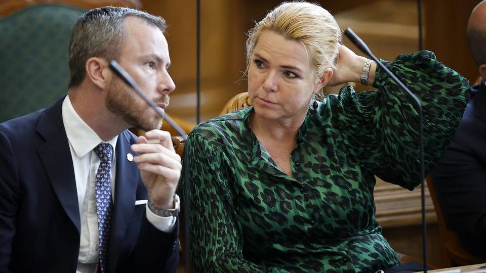 Venstres formand, Jakob Ellemann-Jensen, er "ultimativt" klar til at støtte en rigsretssag mod partiets næstformand, Inger Støjberg. | Foto: Jens Dresling