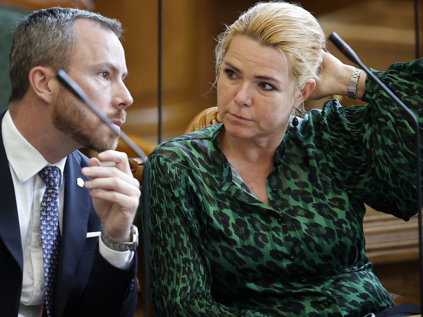 Venstres formand, Jakob Ellemann-Jensen, er "ultimativt" klar til at støtte en rigsretssag mod partiets næstformand, Inger Støjberg. | Foto: Jens Dresling