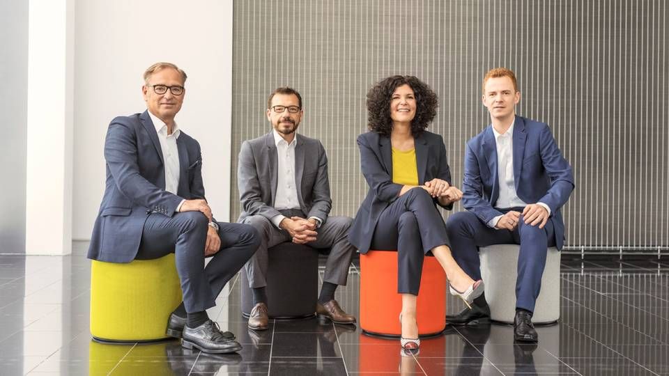 Grenke-Vorstand (v.l.): Mark Kindermann, Gilles Christ, Antje Leminsky (Vorstandsvorsitzende), Sebastian Hirsch | Foto: Grenke AG