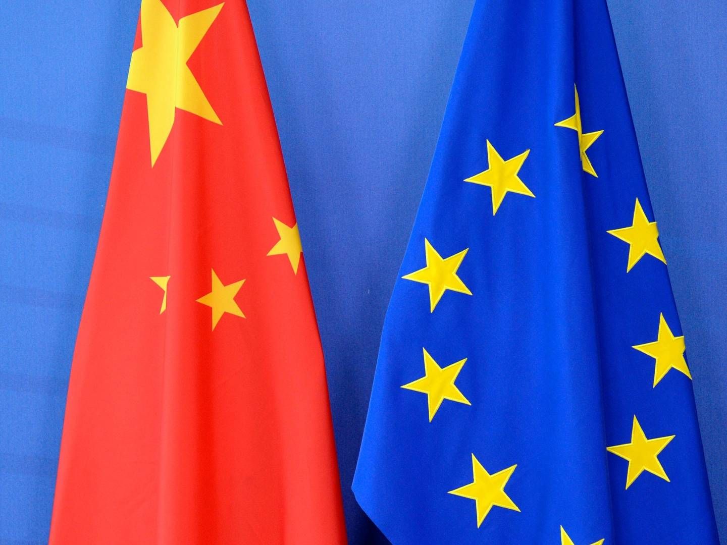 Både Kina og EU håber på, at aftalen kan forbedre investeringsmulighederne. | Foto: THIERRY CHARLIER/AFP / AFP