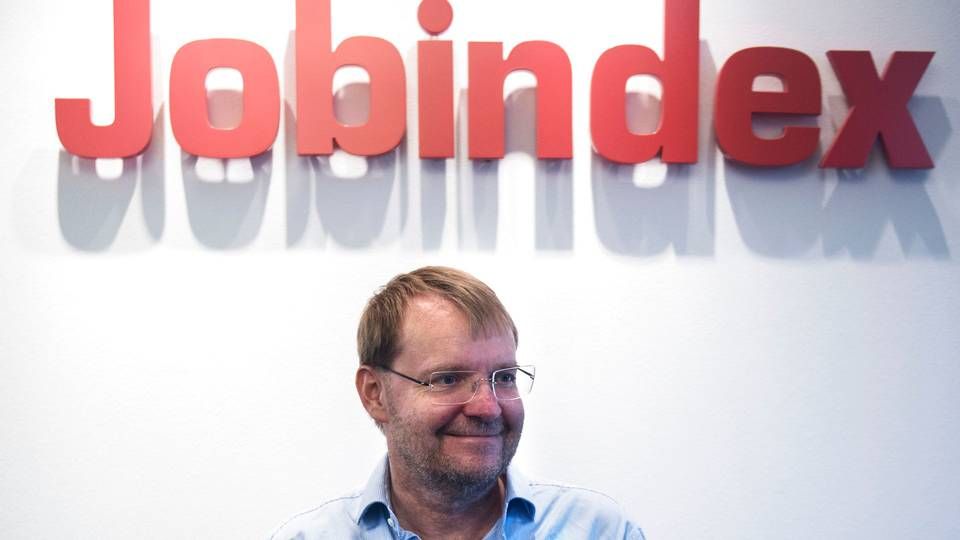 Bestyrelsesformand for Jobindex Media, der efter syv år nu skifter direktør, Kaare Danielsen.