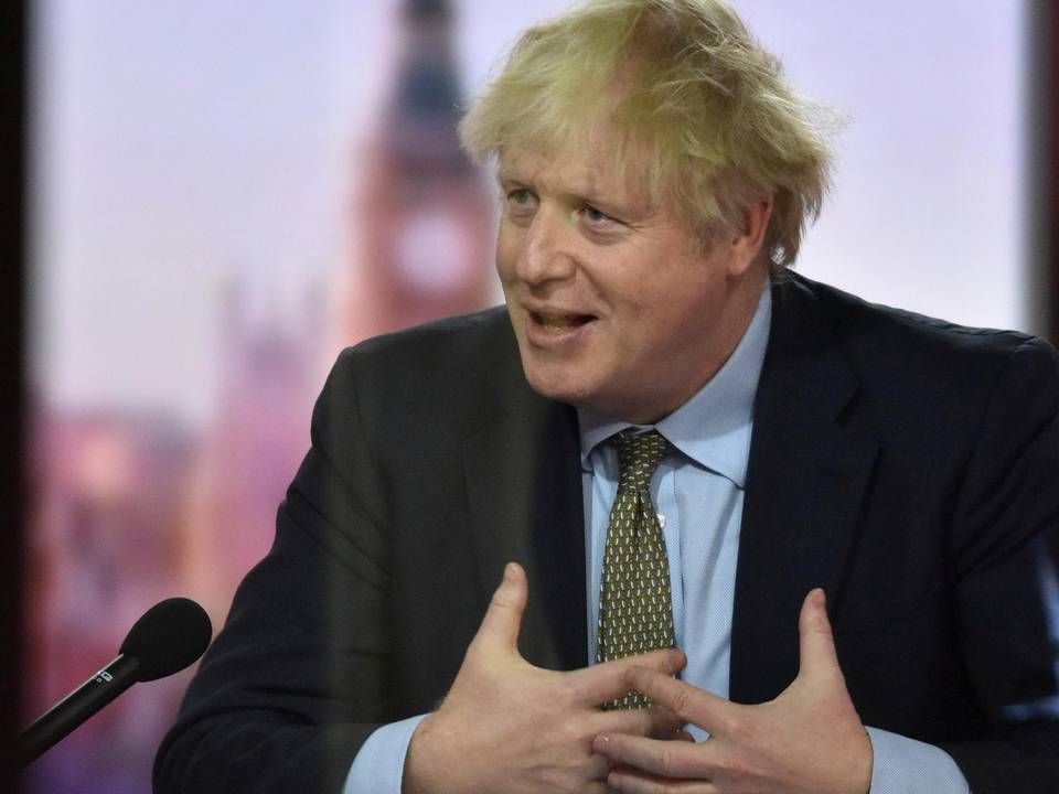 Johnson konstaterer, at Storbritannien ikke har været så hårdt ramt af smitten med covid-19, siden pandemiens udbrud i marts. | Foto: JEFF OVERS/BBC/VIA REUTERS / Ritzau Scanpix