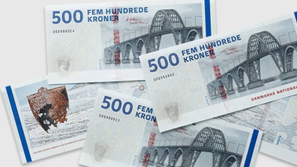 Kursen på danske kroner ligger på det højeste niveau siden 2017. | Foto: Nationalbanken PR