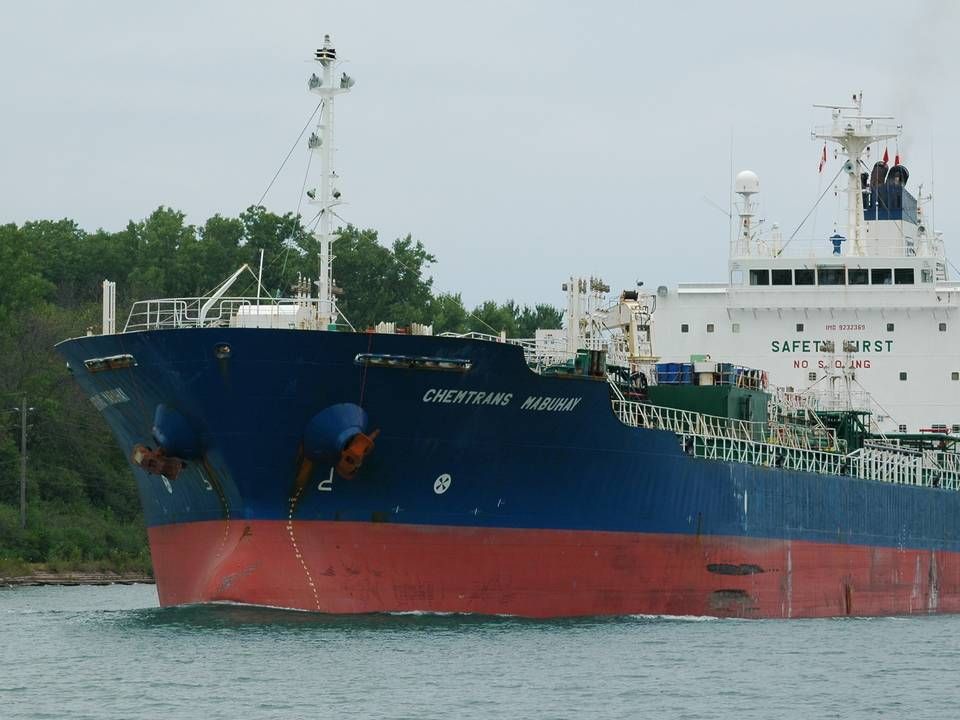 Arkivfoto fra 2011 af skibet, der i dag hedder Hankuk Chemi. | Foto: SHIPHOTOS...BY PAUL BEESLEY/via REUTERS / X04130