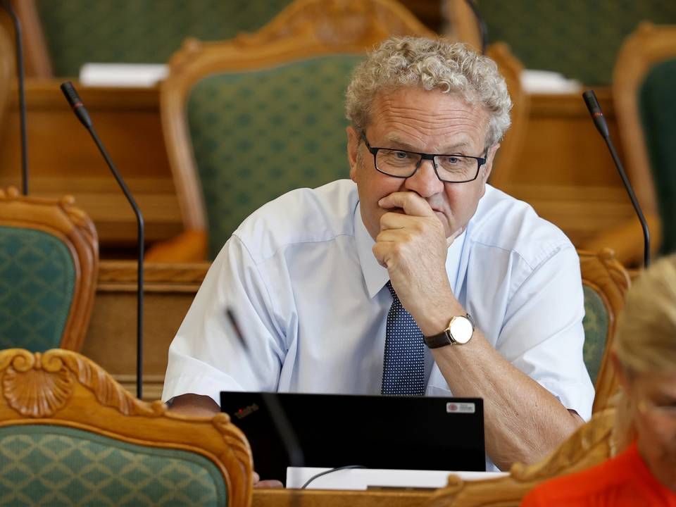 Preben Bang Henriksen (V) var Venstres repræsentant ved onsdagens møde i et underudvalg under Udvalget for Forretningsordenen, hvor de to advokater fremlagde deres vurdering af Instrukskommissionens konklusioner. | Foto: Jens Dresling
