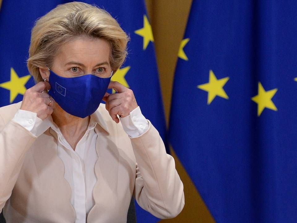 EU-Kommissionen godkender coronavaccinen fra Moderna, oplyser kommissionsformand Ursula von der Leyen på Twitter. | Foto: JOHANNA GERON/REUTERS / X07006