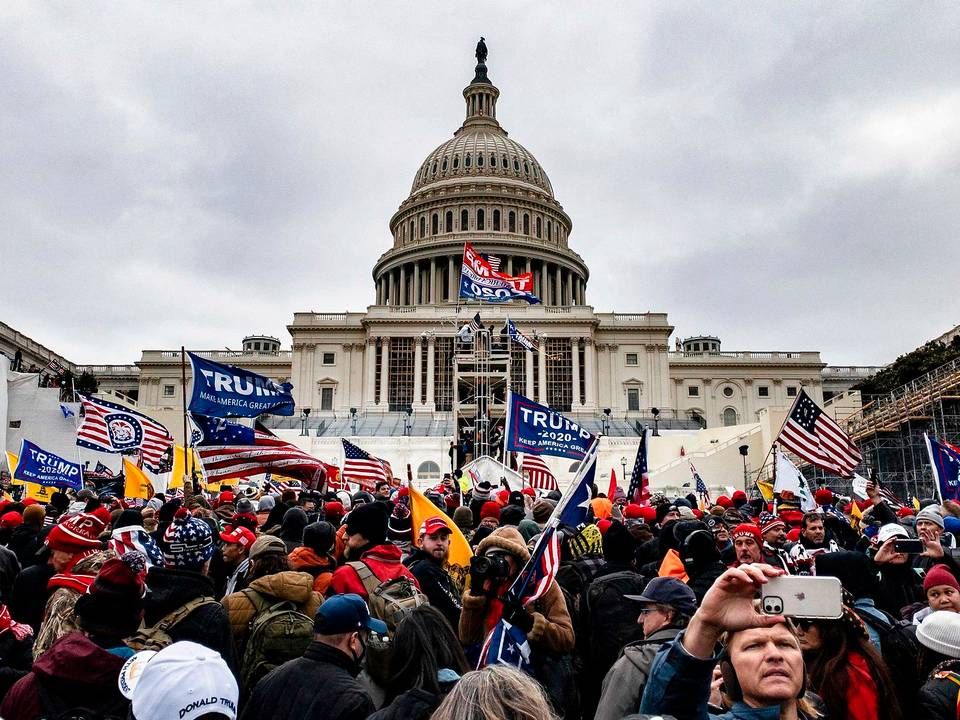 Onsdag trængte demonstranter ind i Kongressen. | Foto: Samuel Corum/AFP/Ritzau Scanpix