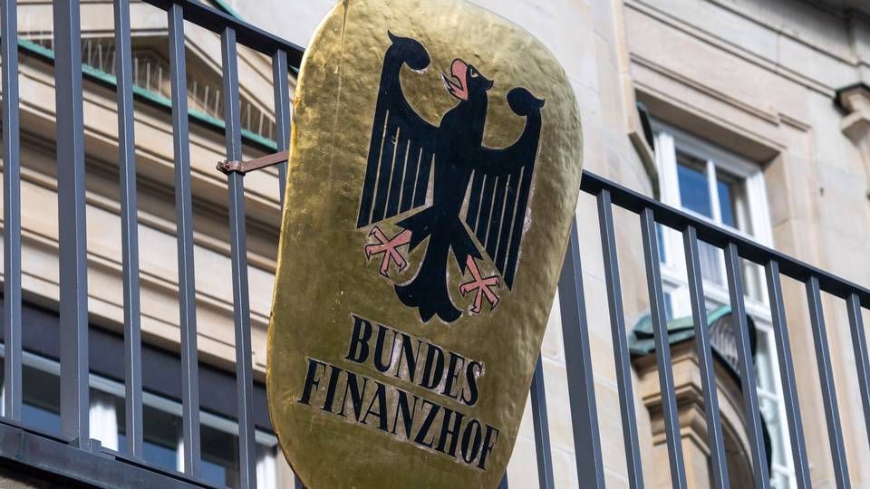 Schriftzug des Bundesfinanzhof auf einem Schild am Sitz in München. | Foto: picture alliance/dpa | Peter Kneffel
